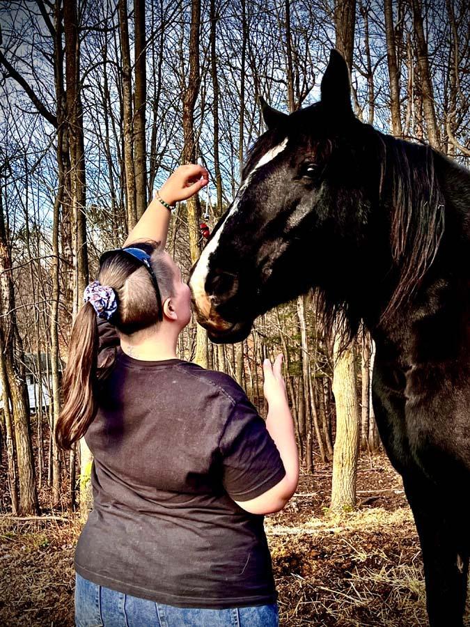 Working and playing with horses Brigham